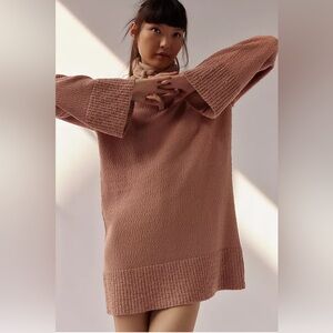 Free People Beach Melanie Sweater Tunic, Dark Green, large